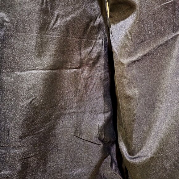 Vintage Modal New York Men's Black Genuine Leather Lined Vest w/ Pockets SZ XL - Picture 12 of 14